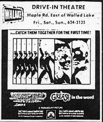 Walake Drive-In Theatre - Grease At The Walake (newer photo)